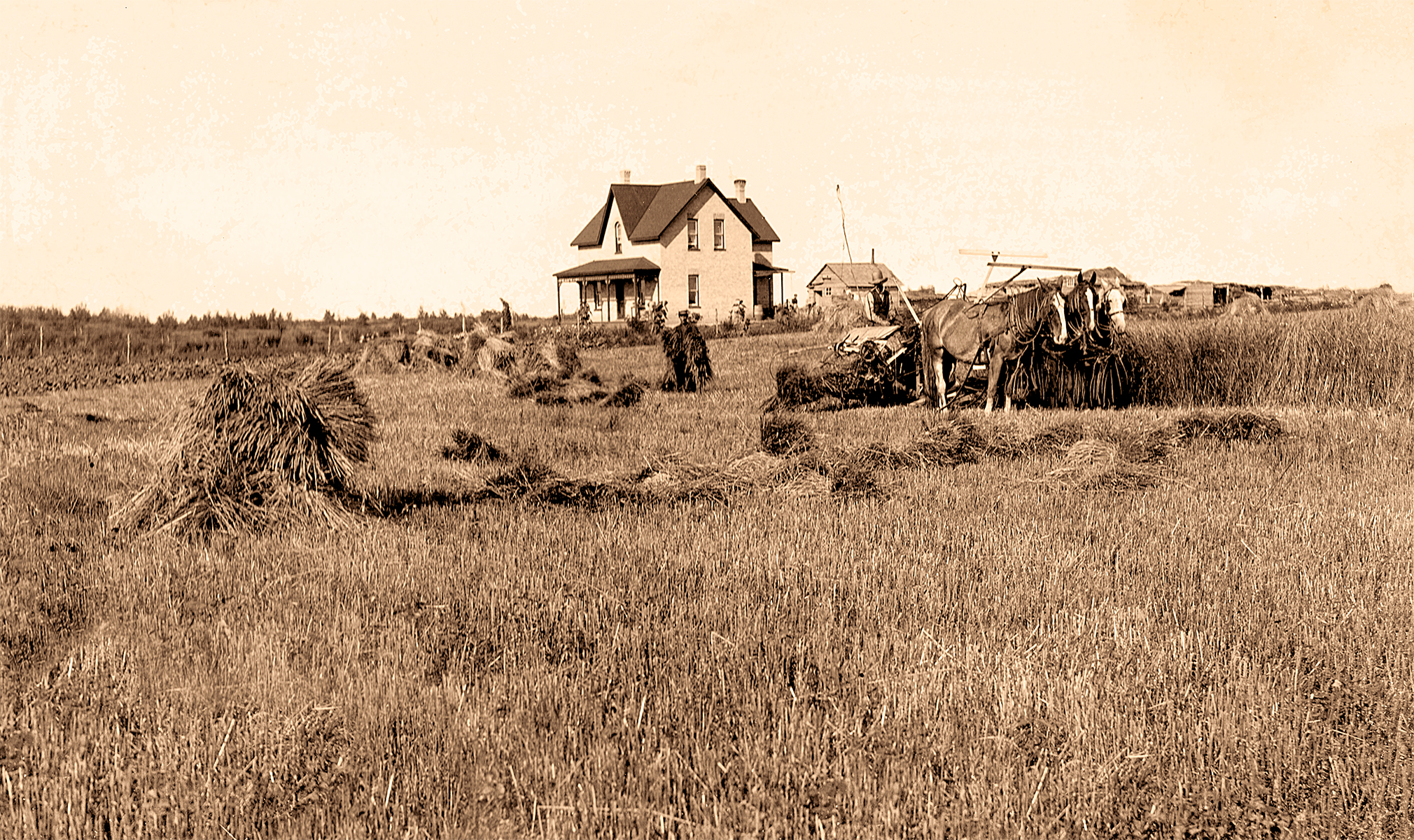 First Harris family house