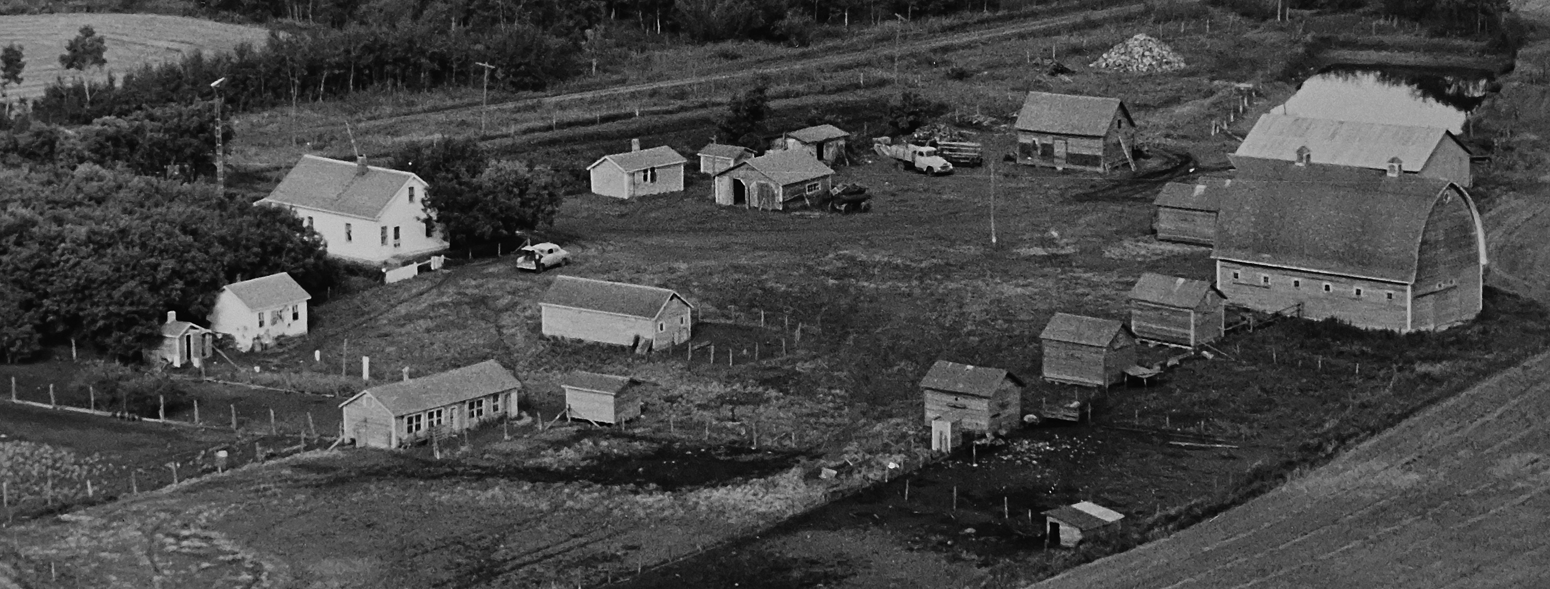 Historic view of Ortynsky Family Farm near Indian Head, Saskatchewan